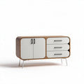 Modern wooden sideboard with three drawers and two doors 120 x 45 x 75cm